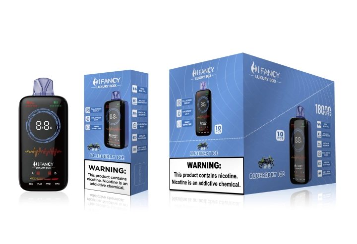 HiFancy LuxuryBox 18K Full Screen Rechargeable Disposable Vape - Image 7