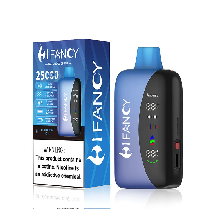 HiFancy Rainbow 25K Full Screen Two heating modes disposable Vape - Image 3