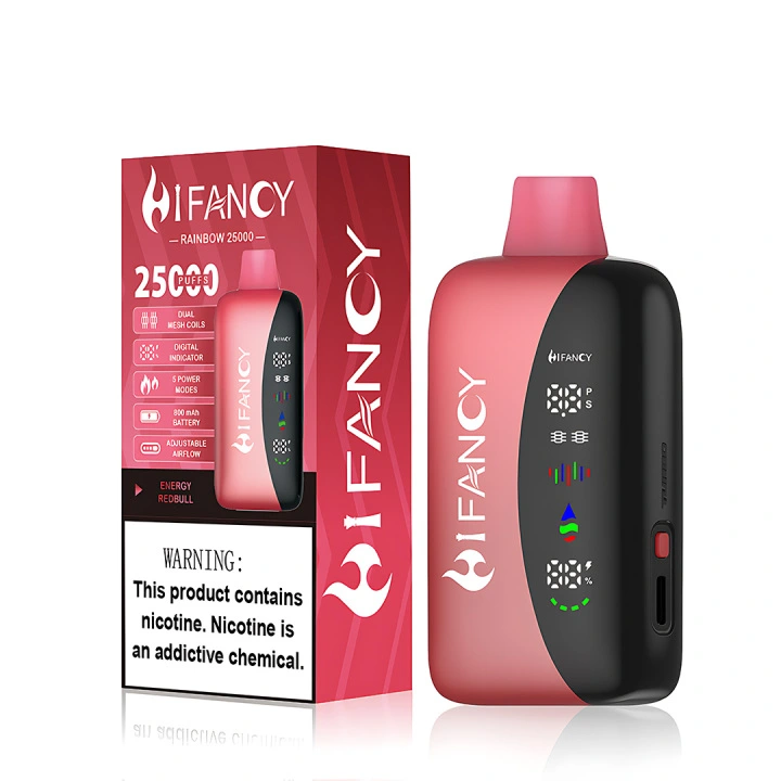 HiFancy Rainbow 25K Full Screen Two heating modes disposable Vape - Image 5