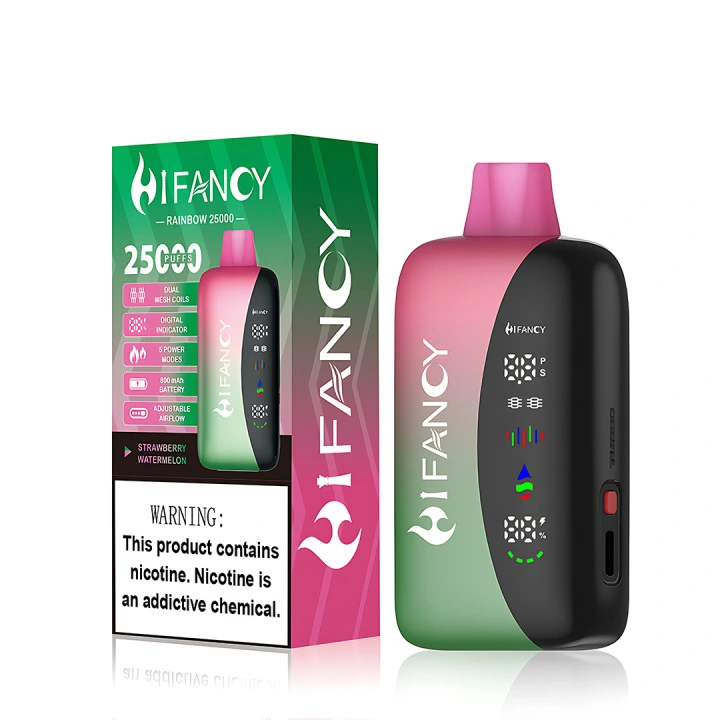 HiFancy Rainbow 25K Full Screen Two heating modes disposable Vape - Image 10