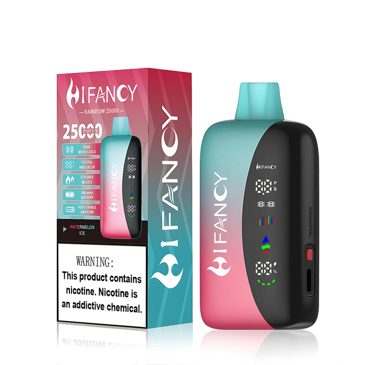 HiFancy Rainbow 25K Full Screen Two heating modes disposable Vape - Image 11