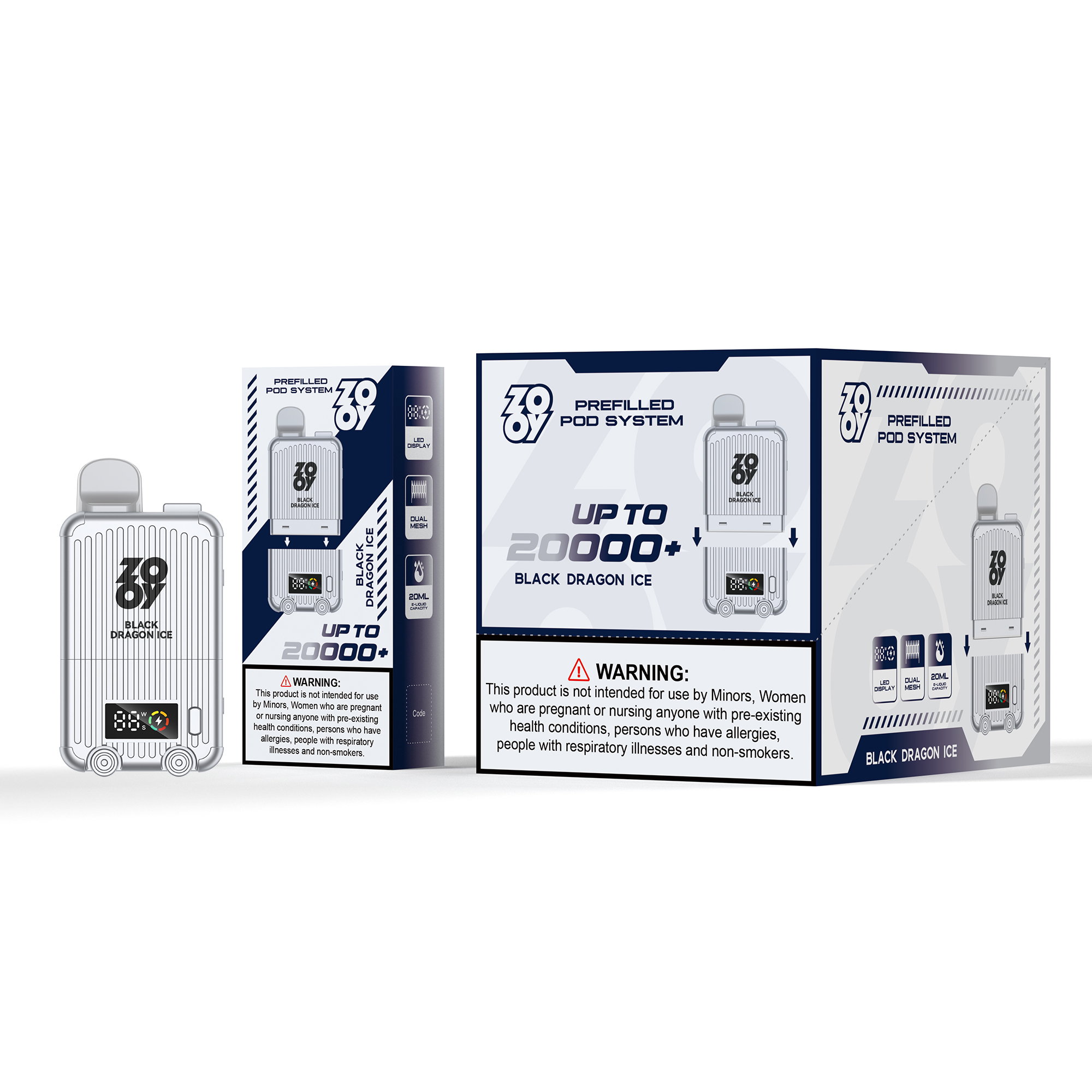 ZOOY LugVapor 20000+Puffs Prefilled Pod Vape System - Image 2