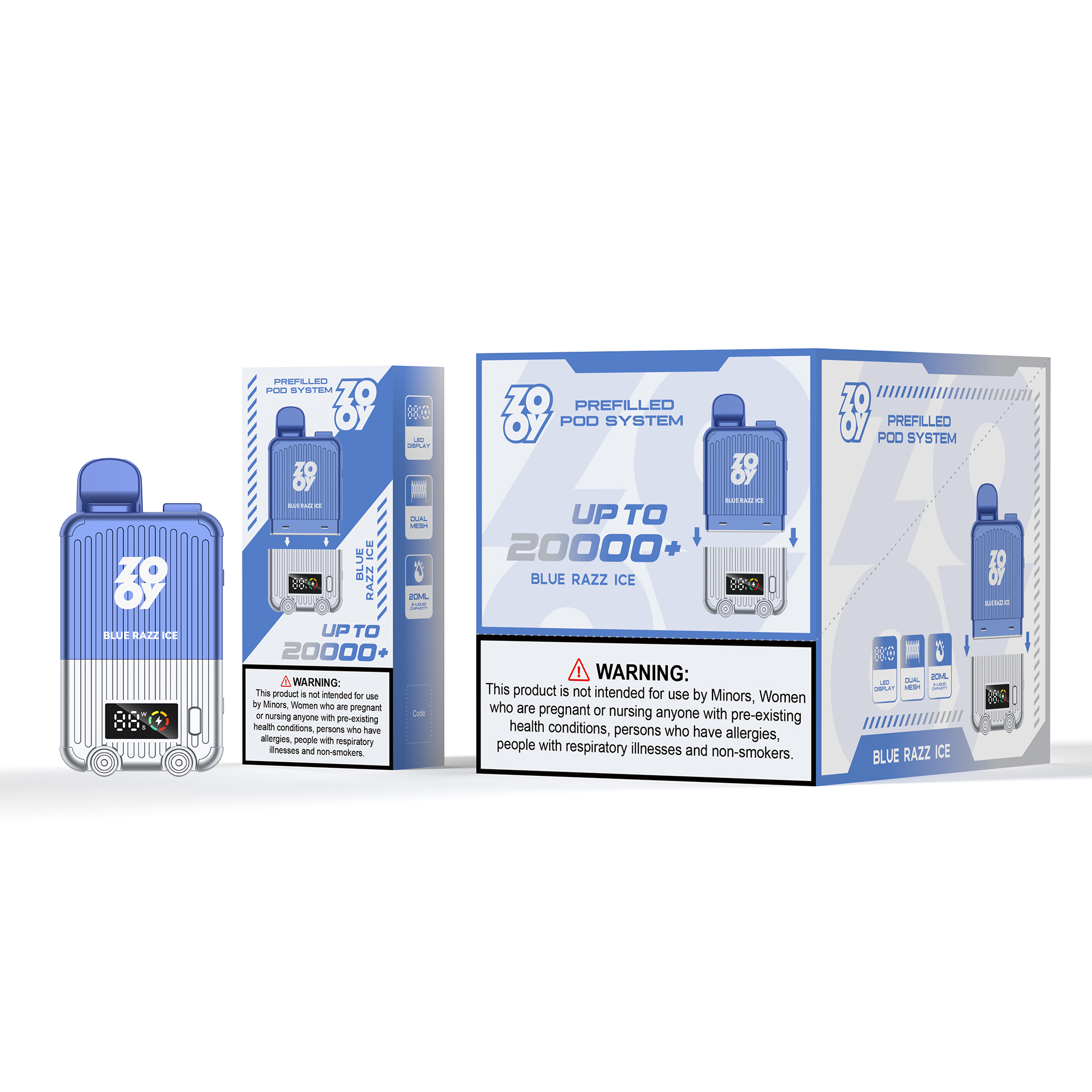 ZOOY LugVapor 20000+Puffs Prefilled Pod Vape System - Image 3