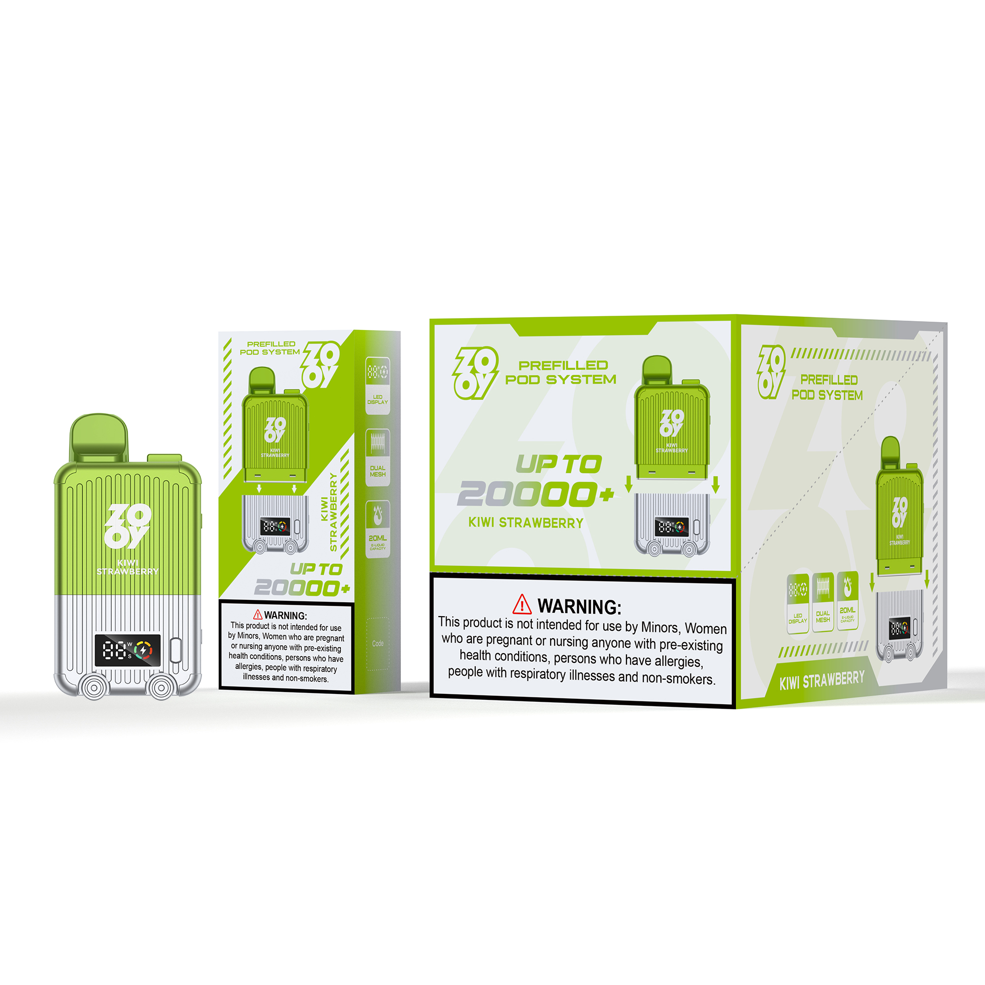 ZOOY LugVapor 20000+Puffs Prefilled Pod Vape System - Image 4