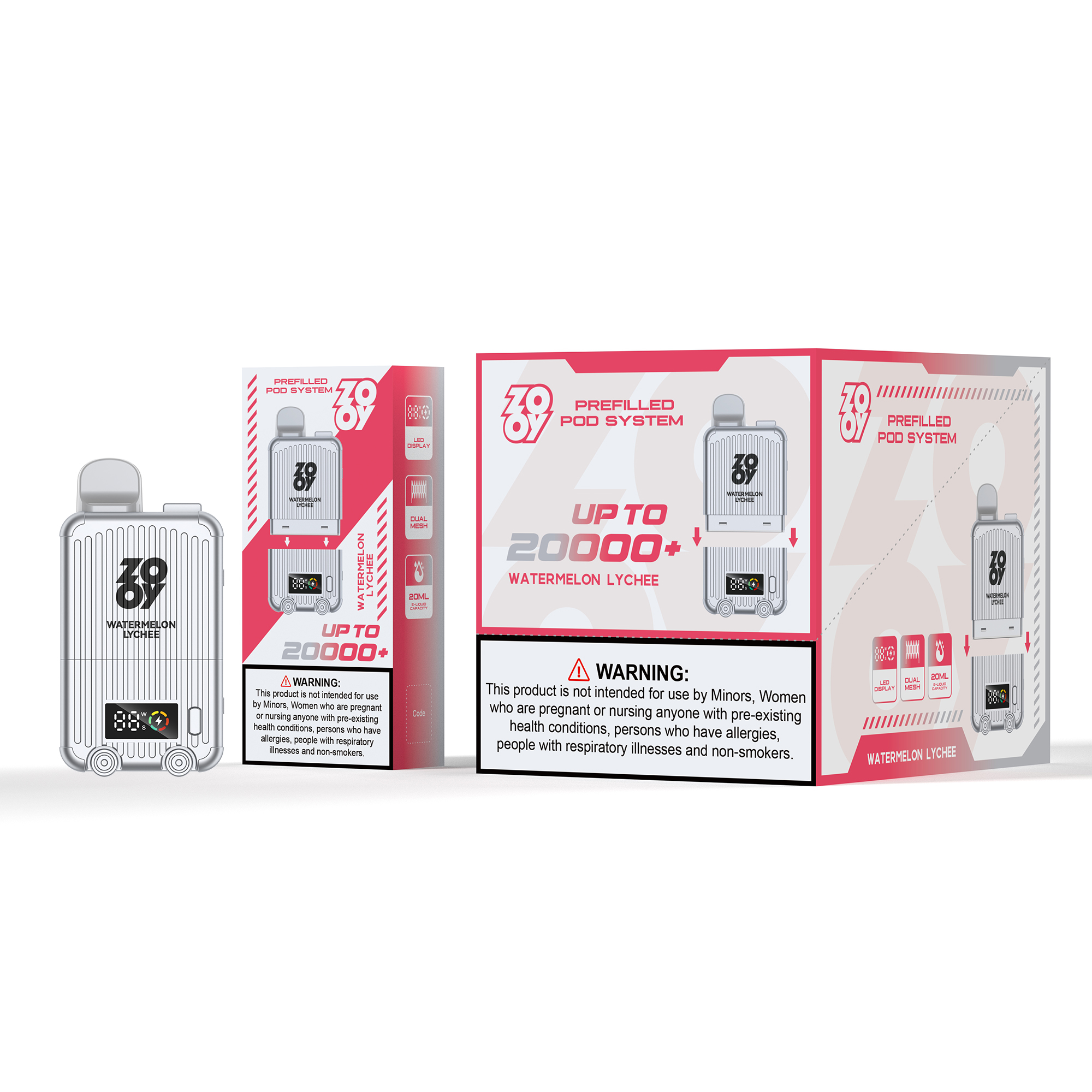 ZOOY LugVapor 20000+Puffs Prefilled Pod Vape System - Image 11