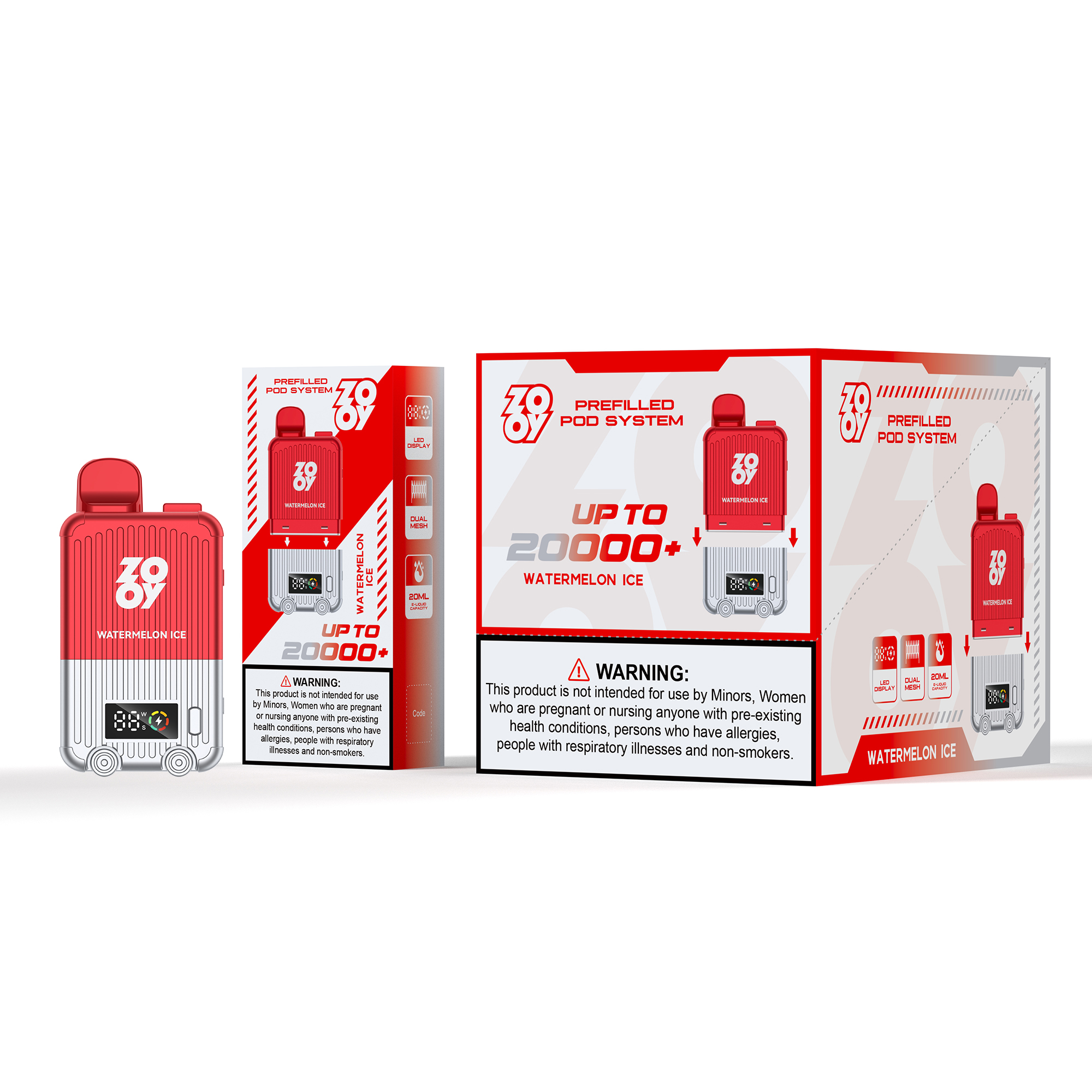 ZOOY LugVapor 20000+Puffs Prefilled Pod Vape System - Image 10