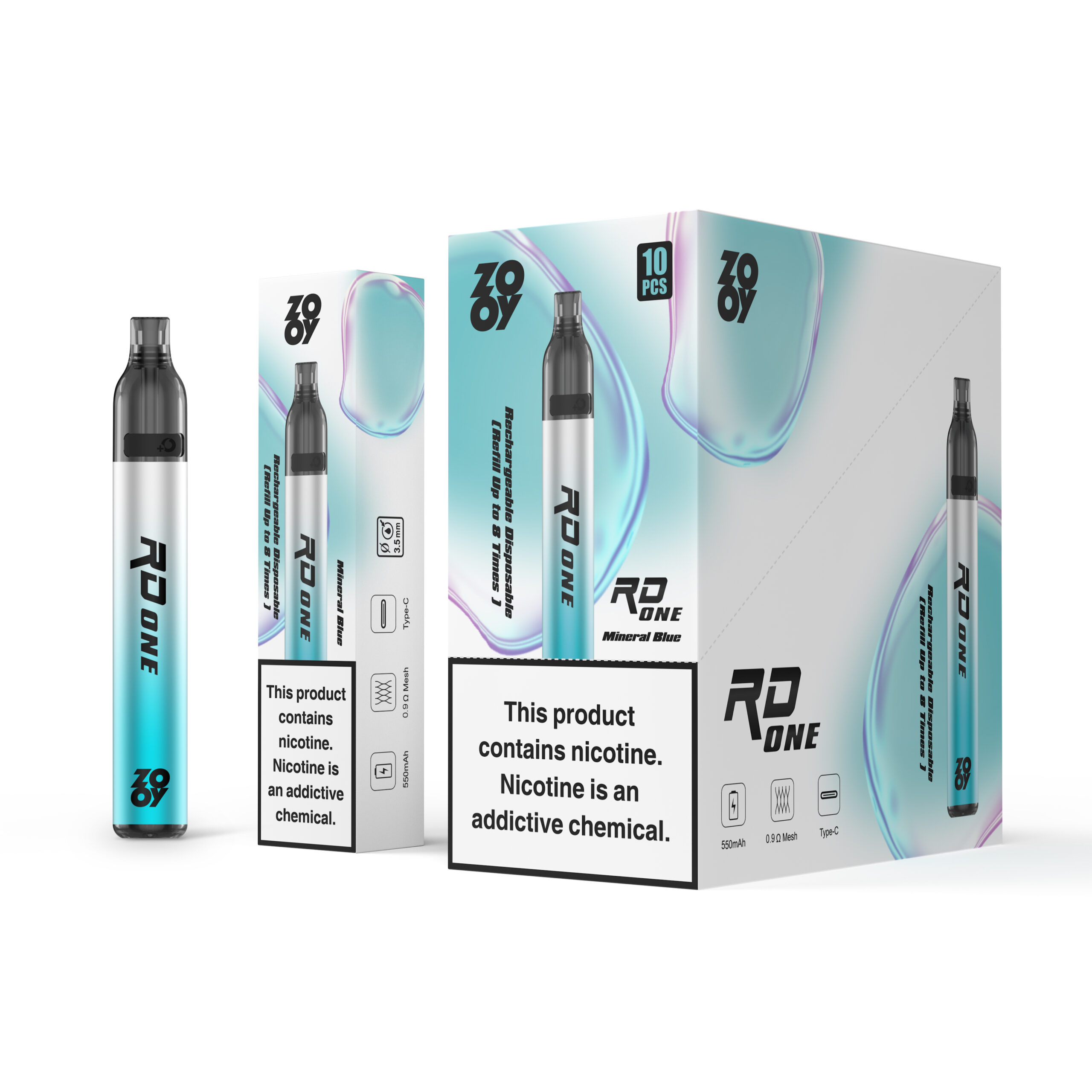 ZOOY RD-ONE Refillable Disposable Reused Pod system - Image 2