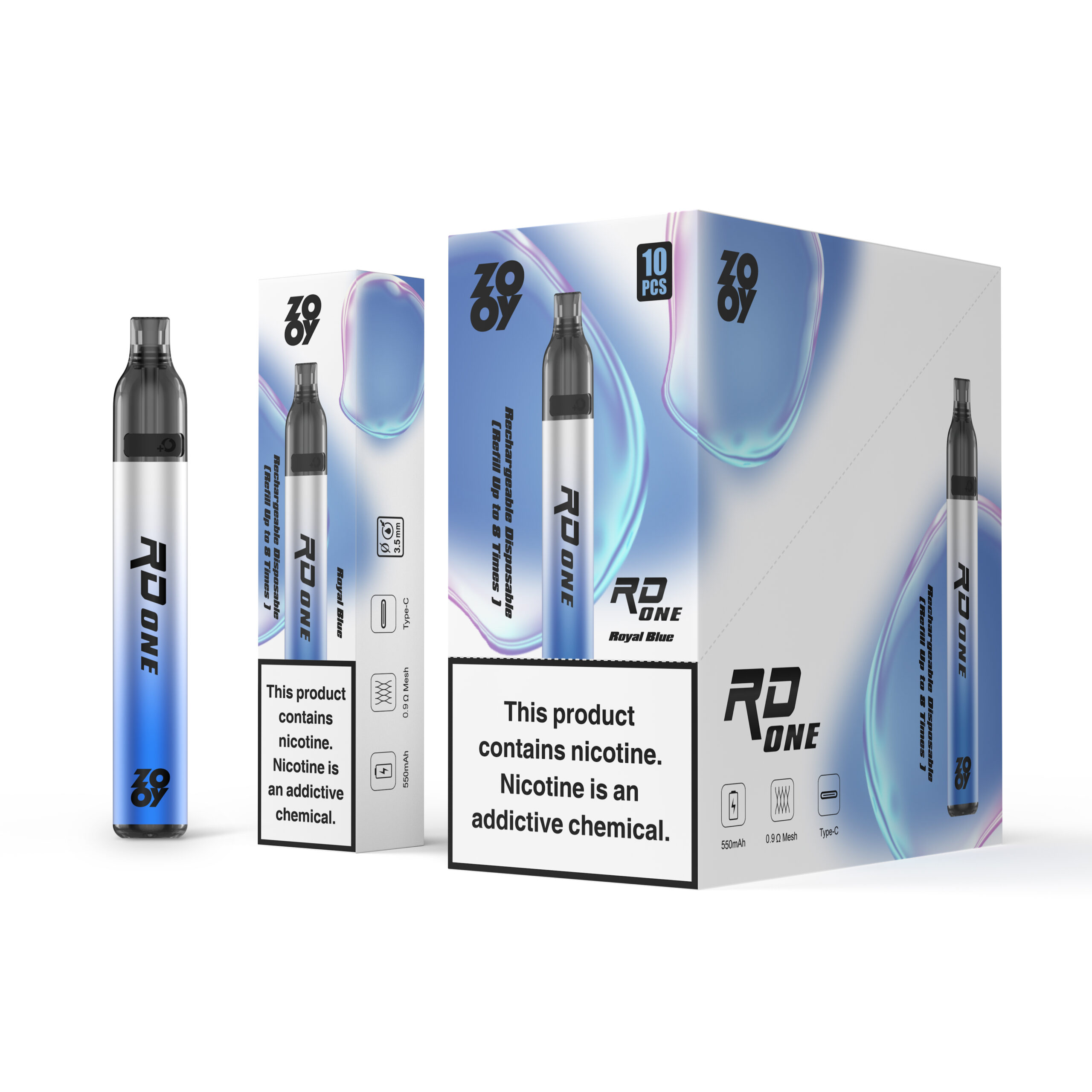 ZOOY RD-ONE Refillable Disposable Reused Pod system - Image 3