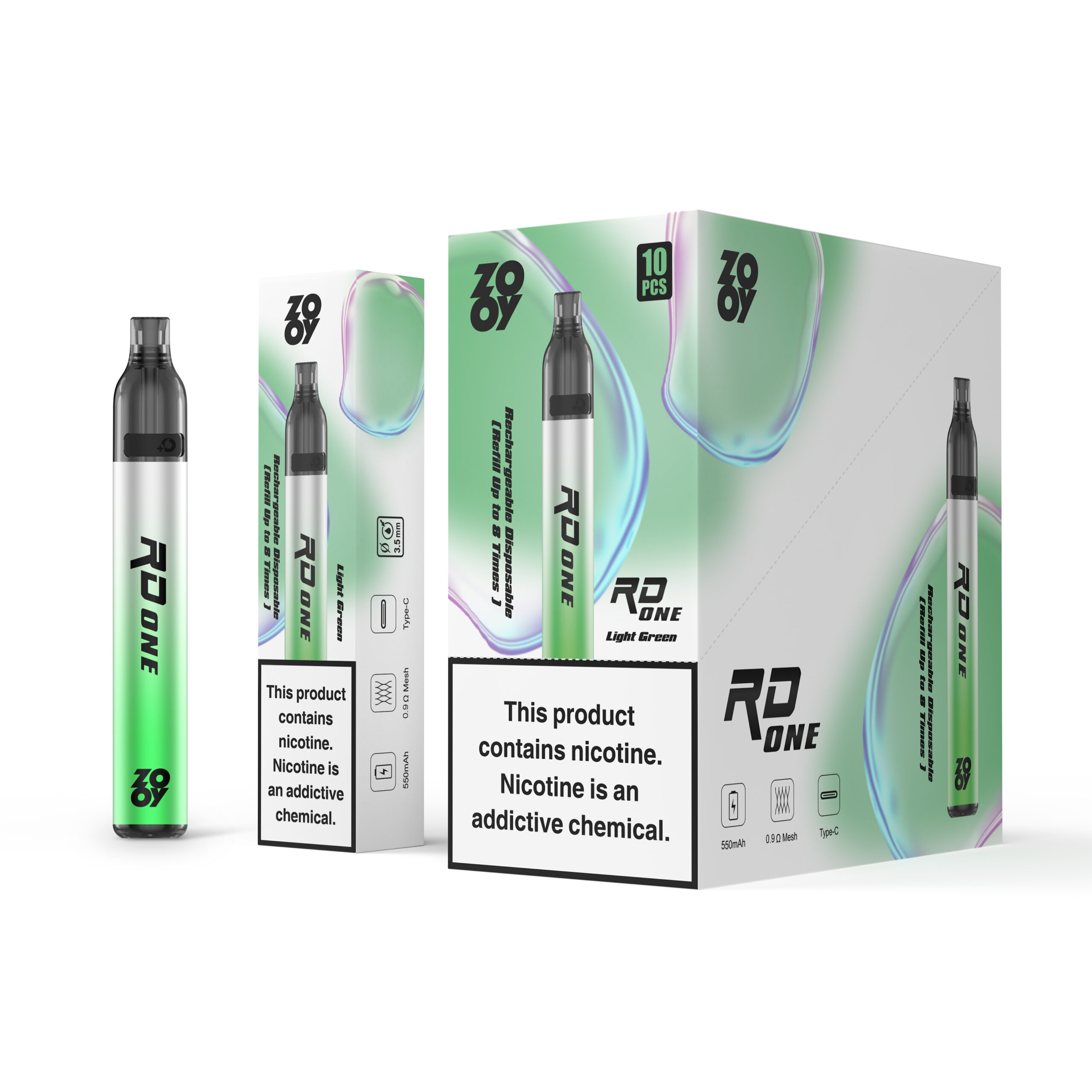 ZOOY RD-ONE Refillable Disposable Reused Pod system - Image 4