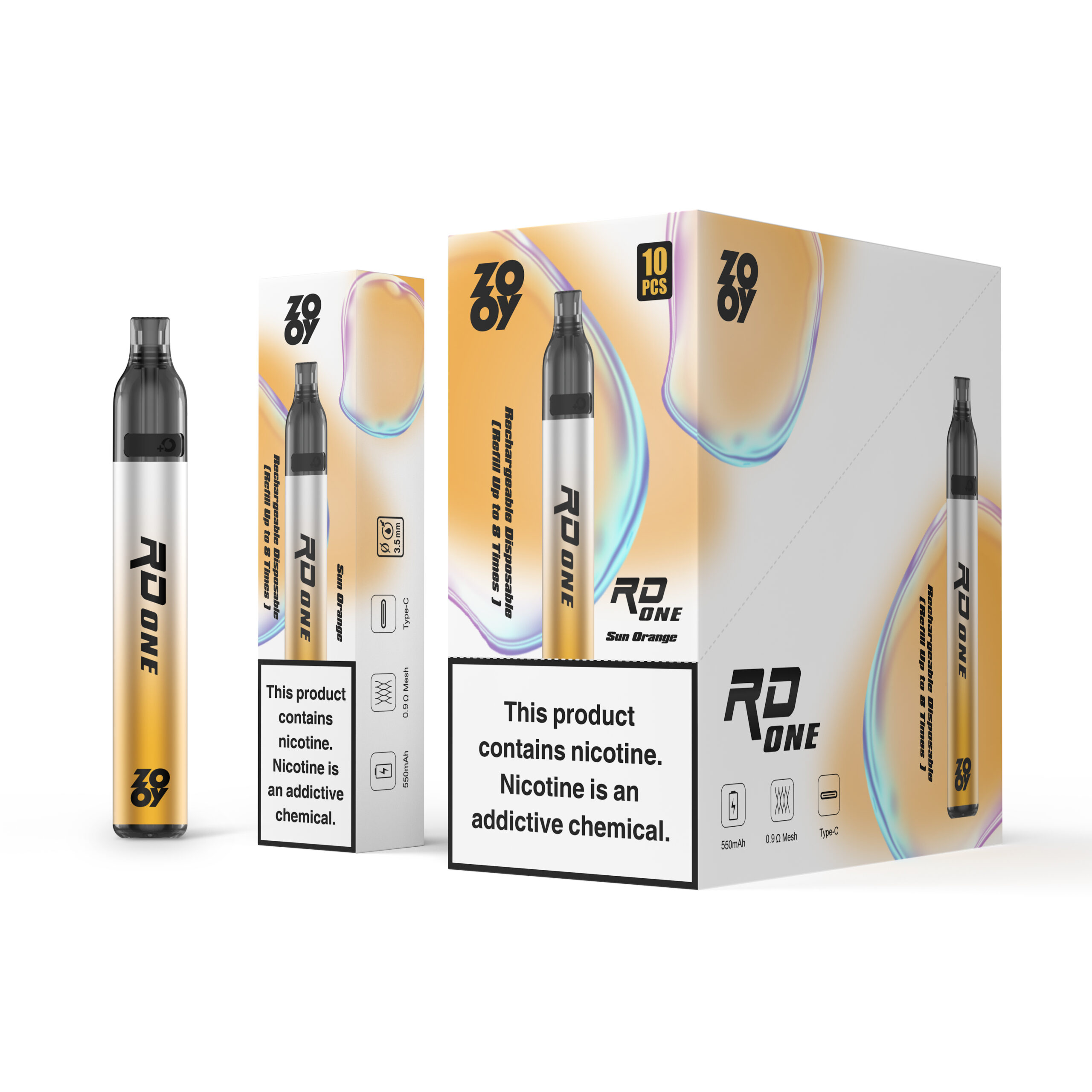 ZOOY RD-ONE Refillable Disposable Reused Pod system - Image 5