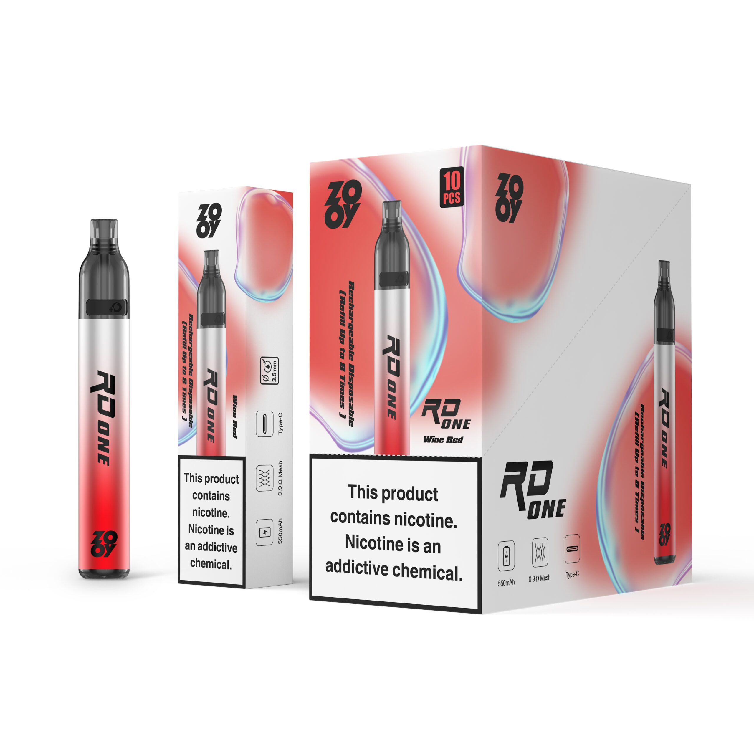 ZOOY RD-ONE Refillable Disposable Reused Pod system - Image 6