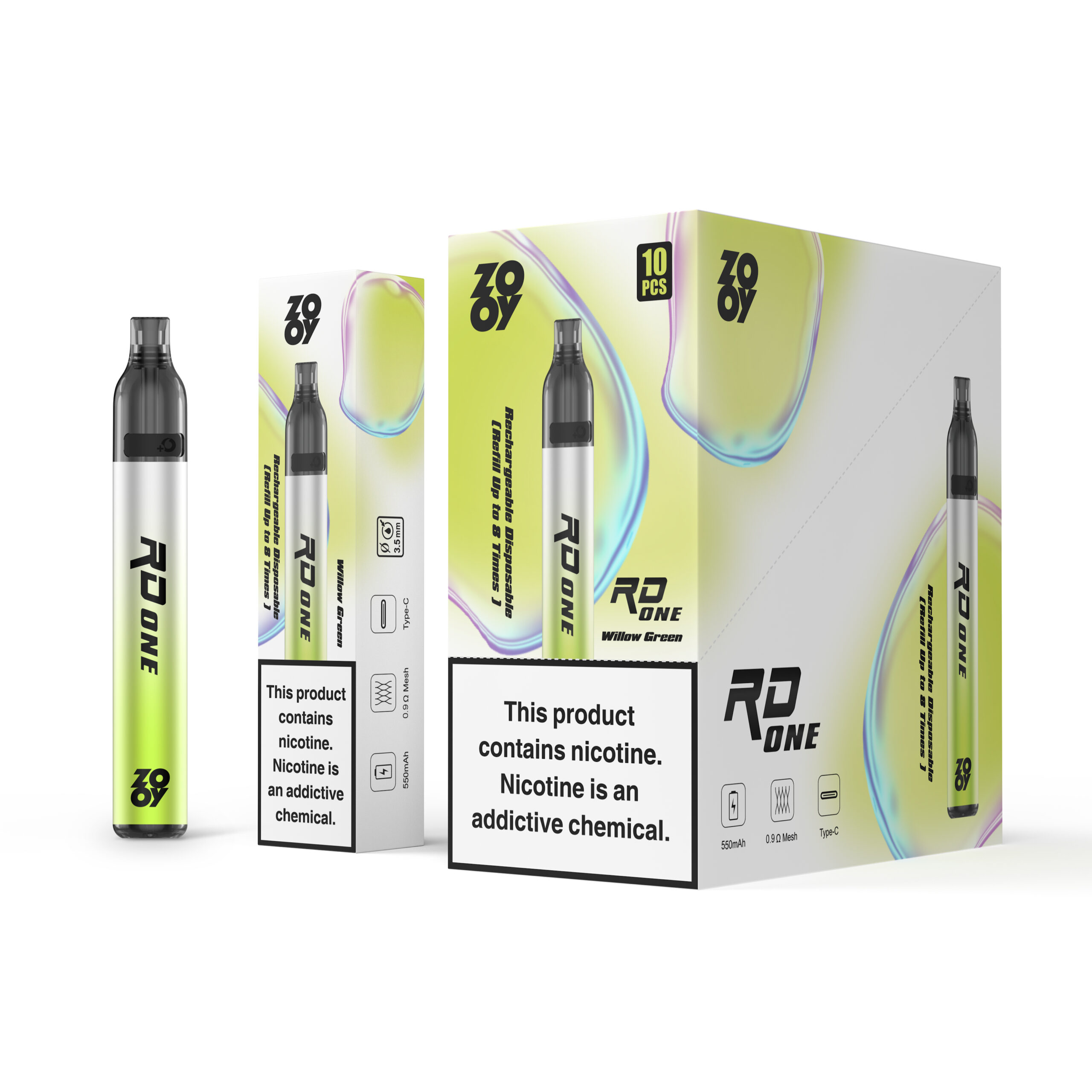 ZOOY RD-ONE Refillable Disposable Reused Pod system - Image 8
