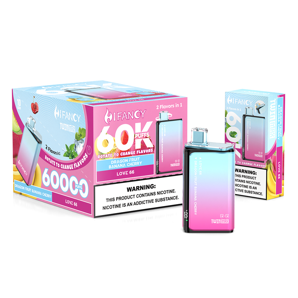 HiFancy Twin Max 60K 2 in 1 Flavor Super Cost-effective Disposable Vape - Image 2